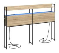 Vidaxl Tête De Lit De Rangement Chêne Sonoma 160 Cm Bois D'ingénierie