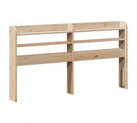 vidaXL Tête de lit avec étagères 135 cm en bois massif de pin marron