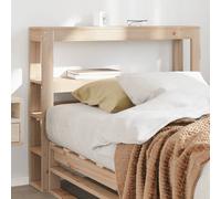 vidaXL Tête de lit avec étagères 90 cm bois massif de pin, tête de lit en bois, tête de lit avec rangement, tête de lit sur 850896