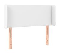 vidaXL Tête de lit avec oreilles blanc 83x16x78/88 cm similicuir