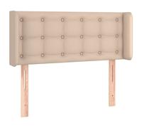 Vidaxl Tête De Lit Avec Oreilles Cappuccino 83x16x78/88 Cm Similicuir
