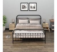 vidaXL Tête de lit avec oreilles Noir 93x23x118/128 cm Velours