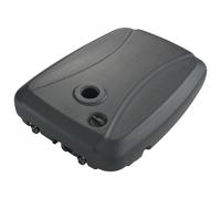 Vidaxl Tête De Lit Avec Oreilles Taupe 183x23x78/88 Cm Tissu Gris