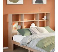 vidaXL Tête de lit avec rangement 150 cm bois massif de pin, tête de lit en bois, tête de lit avec rangement, tête de lit 855657