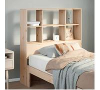 vidaXL Tête de lit avec rangement 90 cm bois massif de pin, tête de lit en bois, tête de lit avec rangement, tête de lit sur 855672