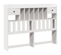 vidaXL Tête de lit avec Rangement Blanc 150 cm Bois Massif de pin