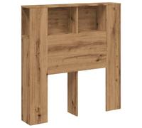 vidaXL Armoire de tête de lit chêne Artisanal 100x19x104,5 cm, tête de lit, Armoire de Chambre à Coucher, tête de lit Murale, Armoire de lit