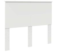 vidaXL Tête de lit avec tête de lit Blanc 120 cm Bois d'ingénierie, Accents de Chambre stylés, Design Contemporain, tête de lit Ergonomique, Un Vrai sanctuaire pour Dormir