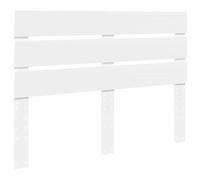vidaXL Tête de lit avec tête de lit Blanc 140 cm Bois d'ingénierie