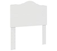 vidaXL Tête de lit avec tête de lit Blanc 80 cm Bois d'ingénierie, Tête de lit Moderne, rectangulaire, Bois résistant, Design épuré, Meuble Minimaliste pour déco stylée