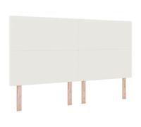vidaXL Tête de lit Crème 180 cm Tissu en velours côtelé, Chambre élégante, tête de lit rectangulaire capitonnée,3337734