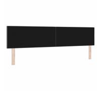 vidaXL Tête de lit rembourrée capitonnée Gris foncé 200 cm Ajustable Murale Tissu décoratif pour Chambre Adulte Design Contemporain mobilier Moderne de Haute qualité