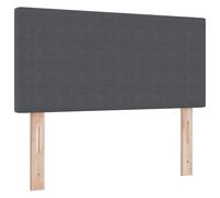Tête de lit Basse capitonnée en Tissu texturé Gris Murale Meuble Chambre 100 cm stylé Confortable Accessoire lit Moderne décor Contemporain rembourré