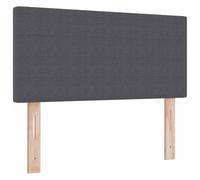 vidaXL Tête de lit Basse Minimaliste avec Hauteur réglable Murale Gris foncé Durable en Bois de pin Parfait pour la décoration de Chambre Design lit Moderne mobilier stylé Contemporain