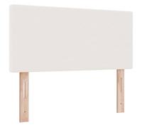 vidaXL Tête de Lit Basse Minimaliste Stylée en Bois Finition Crème Murale Meuble Chambre à Coucher | 120 cm Haute Design Gain de Place Idéal pour Adultes Accessoires Décor Modernes