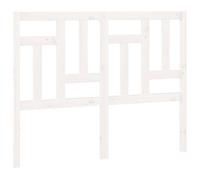 Vidaxl Tête De Lit Blanc 125,5x4x100 Cm Bois Massif De Pin Multicolore