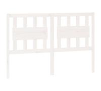 vidaXL Tête de lit Blanc 140,5x4x100 cm Bois massif de pin
