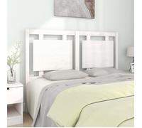 vidaXL Tête de lit Blanc 140,5x4x100 cm Bois massif de pin 817936