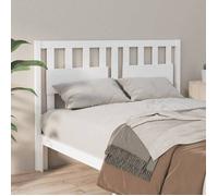 vidaXL Tête de lit 818566 Bois massif de pin blanc 140,5x4x100 cm