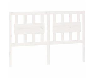 vidaXL Tête de lit Blanc 145,5x4x100 cm Bois Massif de pin