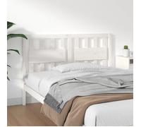 vidaXL Tête de lit Blanc 145,5x4x100 cm Bois massif de pin 818571