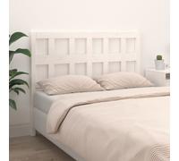 Hoofdbord 145,5x4x100 cm massief grenenhout wit818921