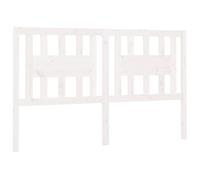 vidaXL Tête de lit Blanc 146x4x100 cm Bois Massif de pin