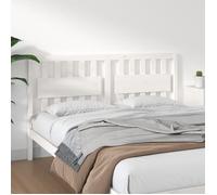 vidaXL Tête de lit Blanc 165,5x4x100 cm Bois massif de pin 818581