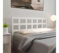 Vidaxl Tête De Lit Blanc 165,5x4x100 Cm Bois Massif De Pin Multicolore