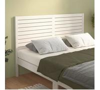 vidaXL Tête de lit Blanc 166x4x100 cm Bois massif de pin 819031