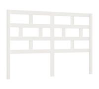vidaXL Tête de lit blanc 166x4x100 cm pin massif