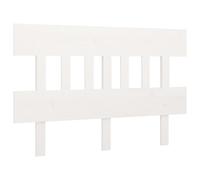 vidaXL Tête de lit blanc 203,5x3x81 cm pin massif