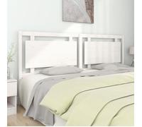 vidaXL Tête de lit Blanc 205,5x4x100 cm Bois massif de pin 817961