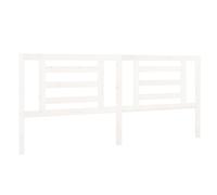 vidaXL Tête de lit blanc 206x4x100 cm pin massif