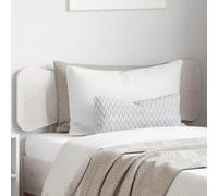 Vidaxl Tête De Lit Blanc 90 Cm Bois Massif De Pin Blanc