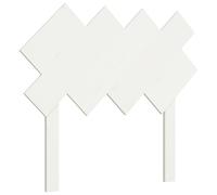 vidaXL Tête de lit Blanc 92x3x81 cm Bois massif de pin