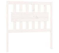 vidaXL Tête de lit Blanc 95,5x4x100 cm Bois massif de pin