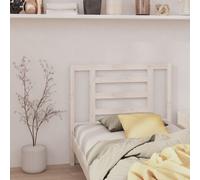 Vidaxl Tête De Lit Blanc 96x4x100 Cm Bois Massif De Pin Blanc
