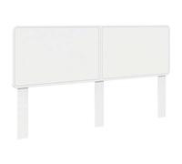 vidaXL Tête de lit 180 cm Blanc – Bois d'ingénierie, design moderne rectangulaire
