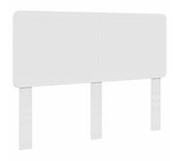 vidaXL Tête de lit Blanc Bois d'ingénierie, Chambre élégante, tête de lit Moderne, Forme rectangulaire, Bois Dur résistant, Meuble Minimaliste, Accessoire Pratique
