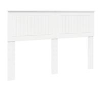 vidaXL Tête de lit 140 cm Blanc – Bois d'ingénierie, design rectangulaire, facile à assembler