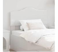 VidaXL Tête de lit blanc brillant 93 x 100 cm en bois d'ingénierie - style contemporain
