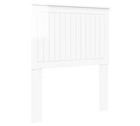 vidaXL Tête de lit Blanc Brillant Bois d'ingénierie