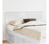 vidaXL Tête de lit Blanc Brillant Bois d'ingénierie 888280