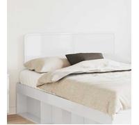 vidaXL Tête de lit Blanc Brillant Bois d'ingénierie 888566