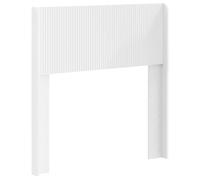 vidaXL Tête de lit Blanc PB, Chambre, Tête de lit Moderne en Bois aggloméré, Style à Lattes, Décor Tendance, Élément Pratique pour Un Espace Contemporain