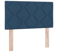 vidaXL Tête de lit Bleu 80 cm Tissu, Tête de lit rectangulaire Moderne, Tissu Chic pour Confort stylé, Meuble Durable pour Votre Chambre