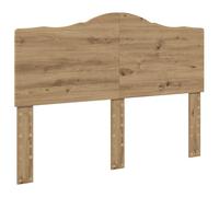 vidaXL Tête de lit Chêne Artisanal 140 cm Bois d'ingénierie, Tête de lit Moderne, rectangulaire, Bois résistant, Design épuré, Meuble Minimaliste pour déco stylée