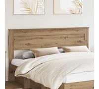 vidaXL Tête de lit Chêne Artisanal 180 cm Bois d'ingénierie, Décor de Chambre stylé, tête de lit Moderne, Accessoires en Bois, Meubles Fonctionnels pour l'intérieur