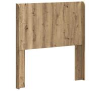 vidaXL Tête de lit Chêne Artisanal Bois d'ingénierie, Suspension Murale de Lit, Style Moderne, Forme Rectangulaire, Lattes Verticales, Bois Ingénierie, Chic et Pratique